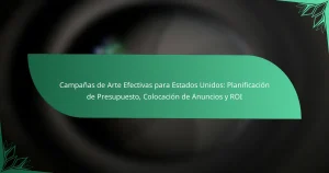 Campañas de Arte Efectivas para Estados Unidos: Planificación de Presupuesto, Colocación de Anuncios y ROI