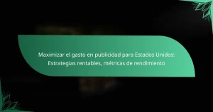 Maximizar el gasto en publicidad para Estados Unidos: Estrategias rentables, métricas de rendimiento